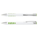 White/Bright Green