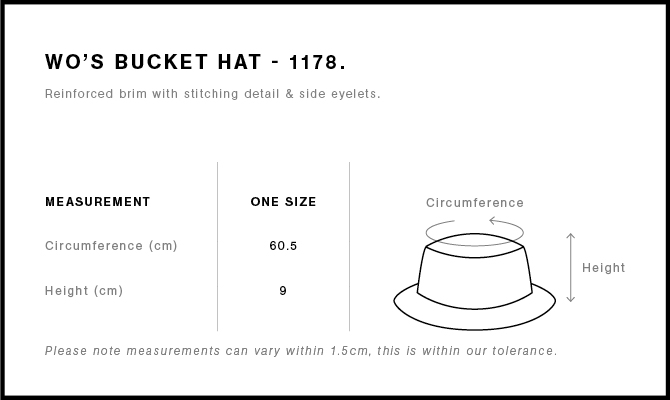 Size Guide - Style 1178