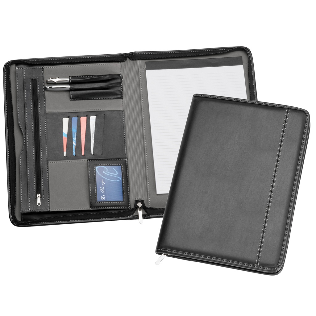 9173 - Zippered A4 Compendium