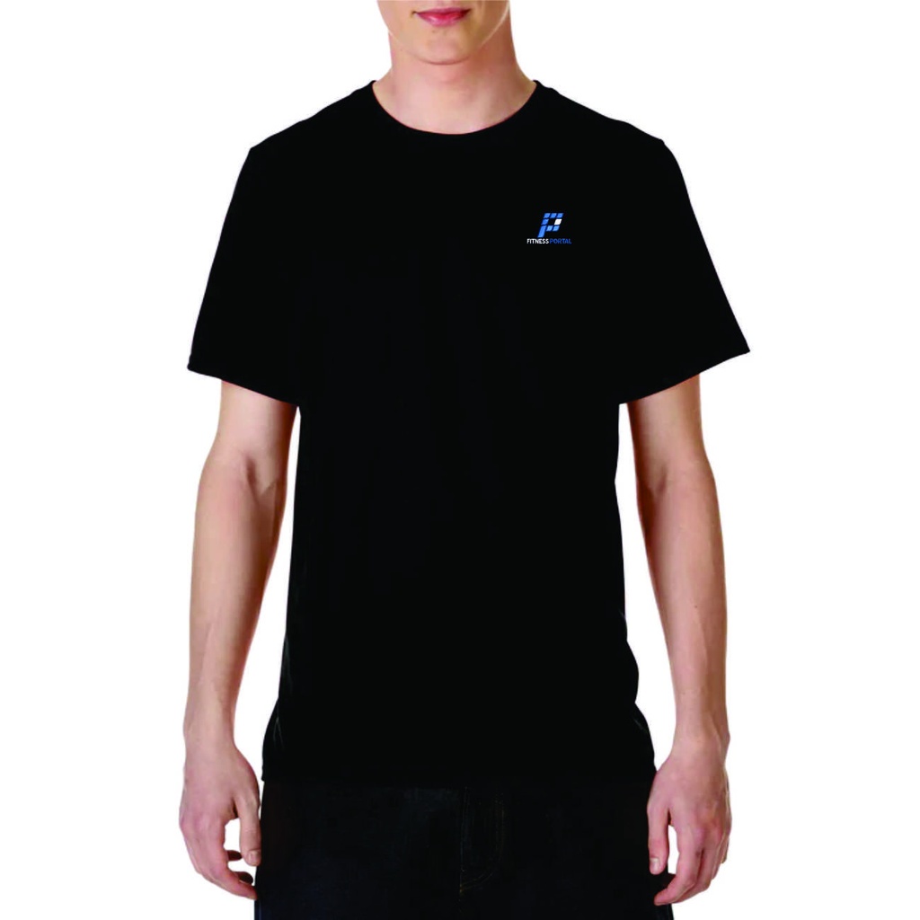 The Fitness Portal Uniform - Mens Trainer Tee SS Black AUK