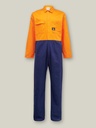 NOD1HV - Day Only Cotton Hi-Vis Dome Front Overall