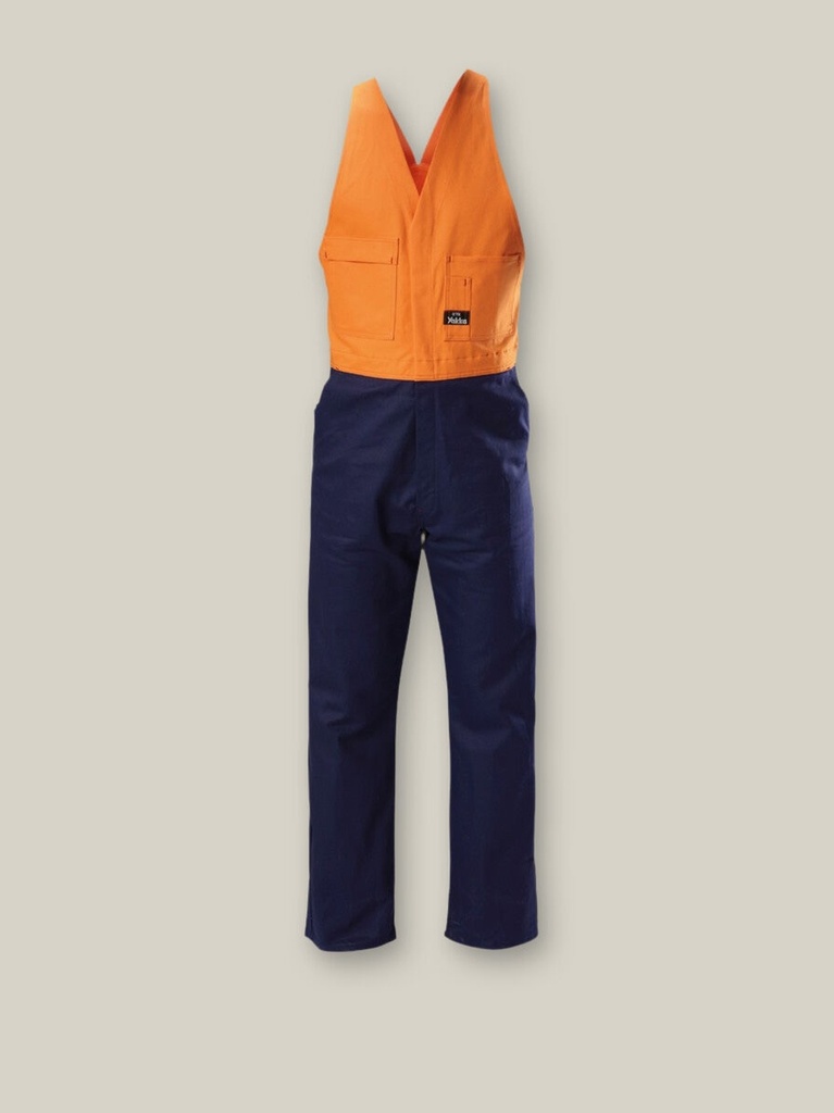 Y01526 - Foundations Hi-Vis Two Tone Cotton Overall