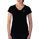 The Fitness Portal Uniform - Ladies Trainer Tee SS Black AUK